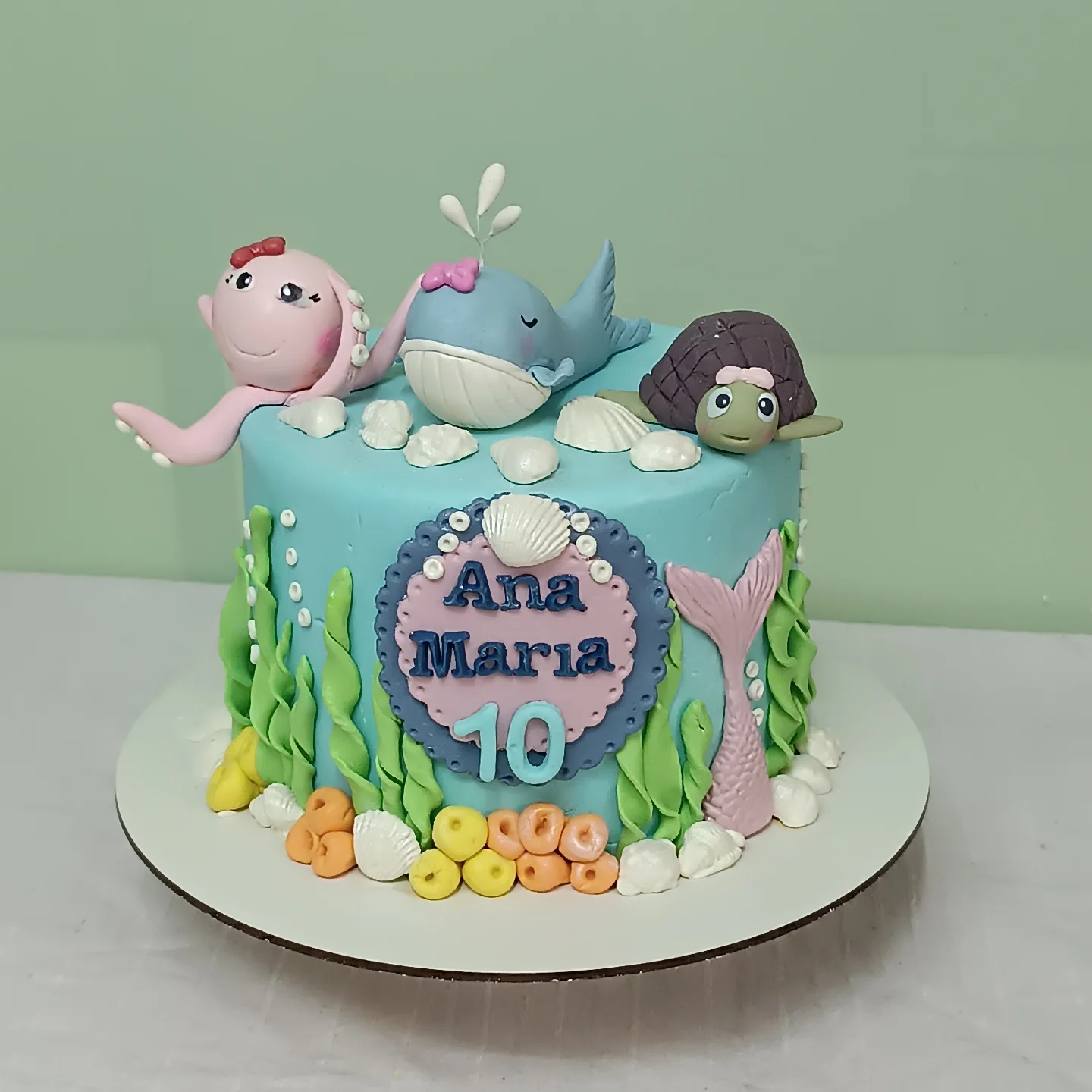 Fundo do Mar, bolo de aniversário
